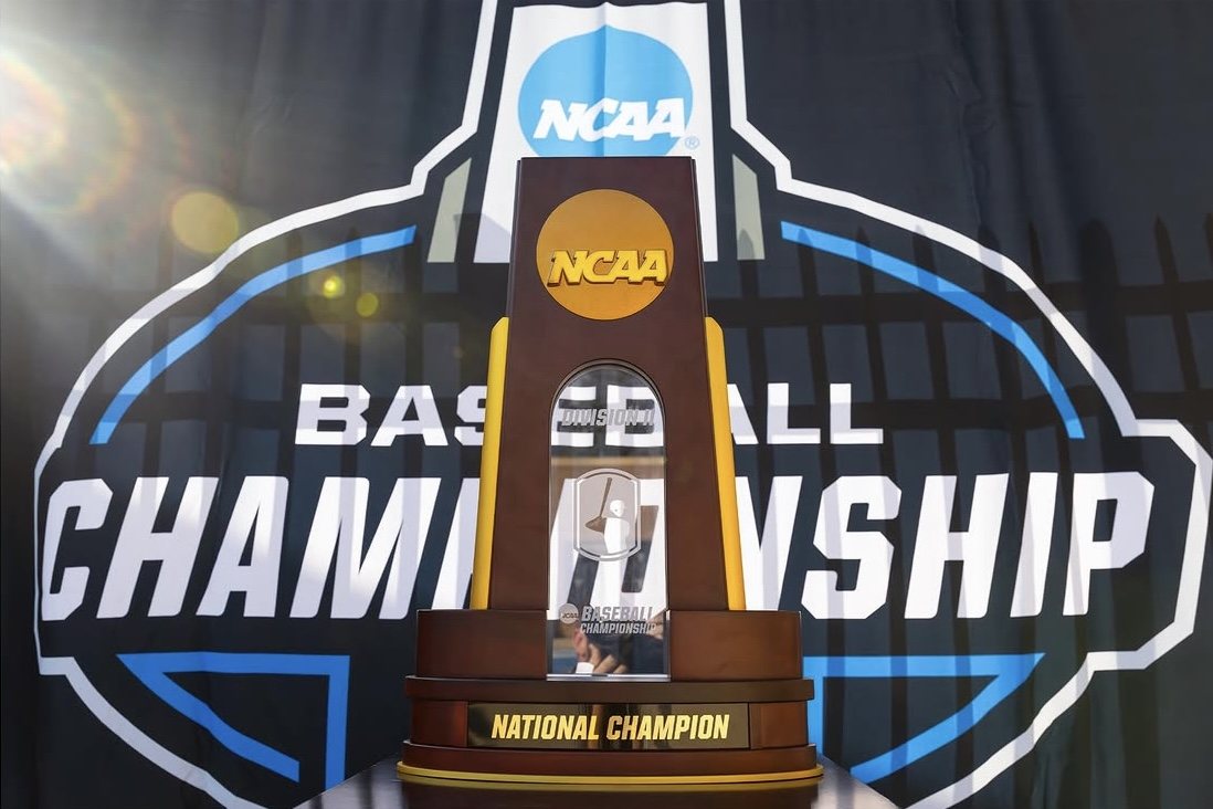 The NCAA Division II national champion trophy